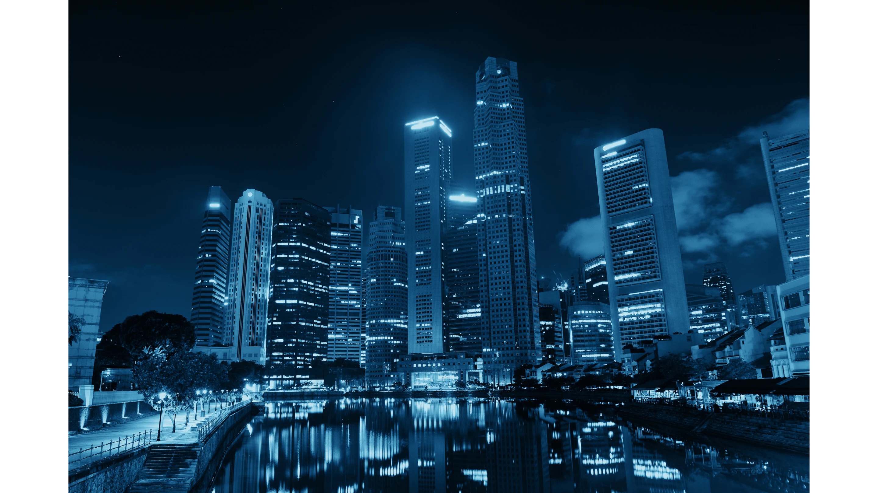 Cityscape representing reliability